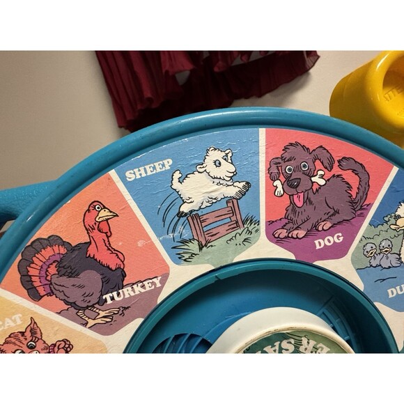 Vintage 1989 Mattel See’n Say The Farmer Says Toy Works - Picture 15 of 16